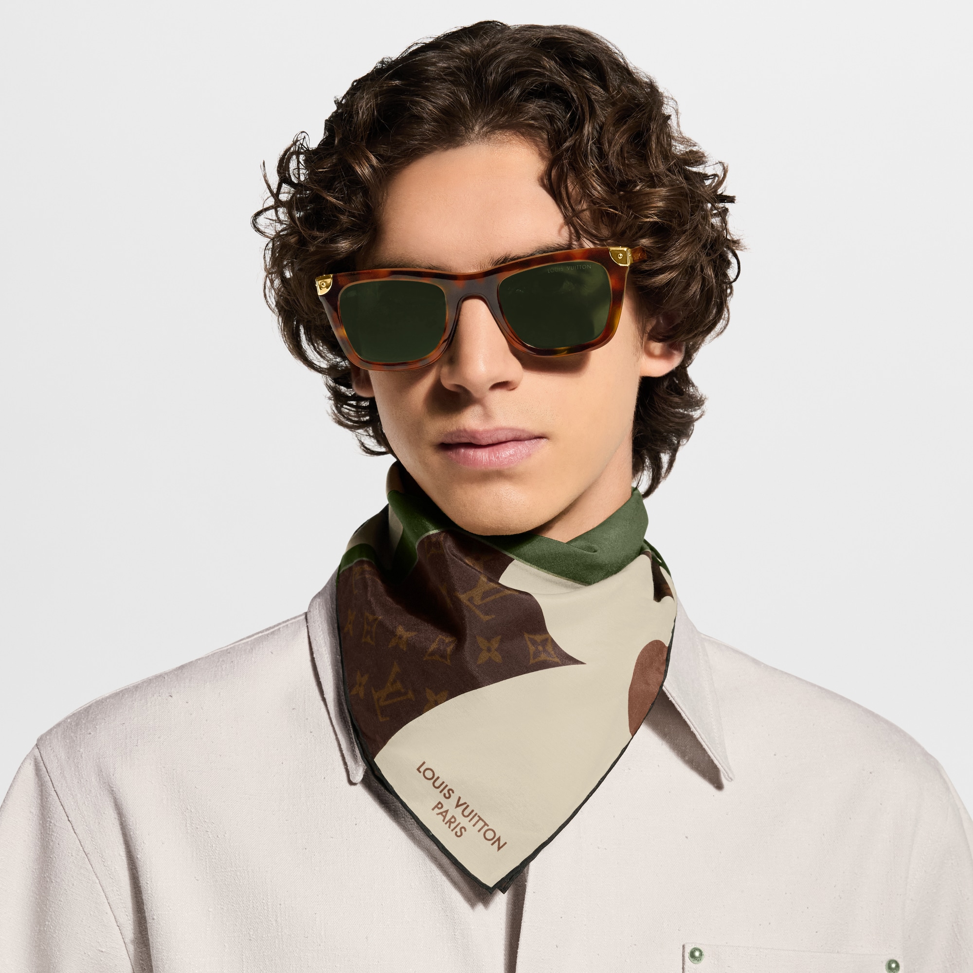 Monogram Patchwork Bandana S00 - Men - Accessories | LOUIS VUITTON ®